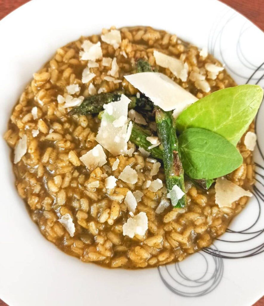 Risotto de espinacas