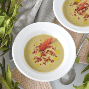 crema de alcachofas