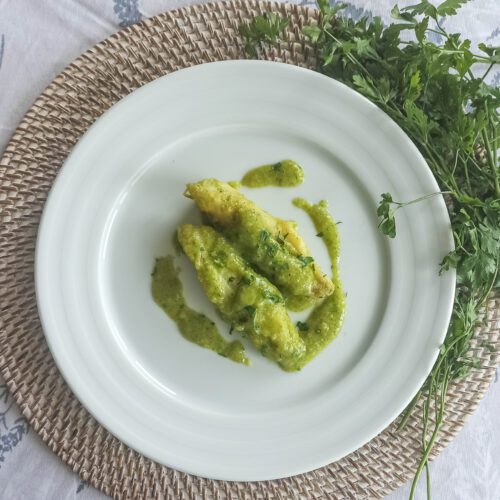 Rape en salsa verde