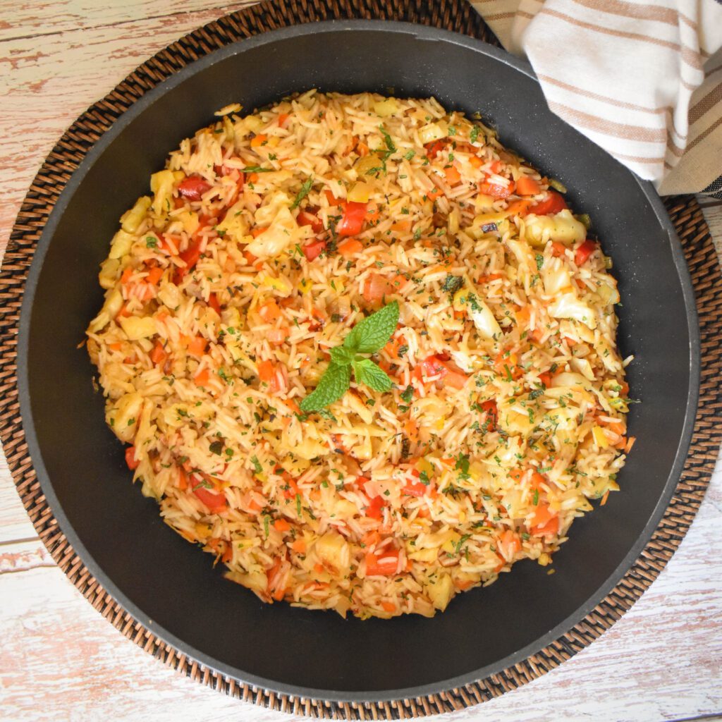 arroz basmati con verdura