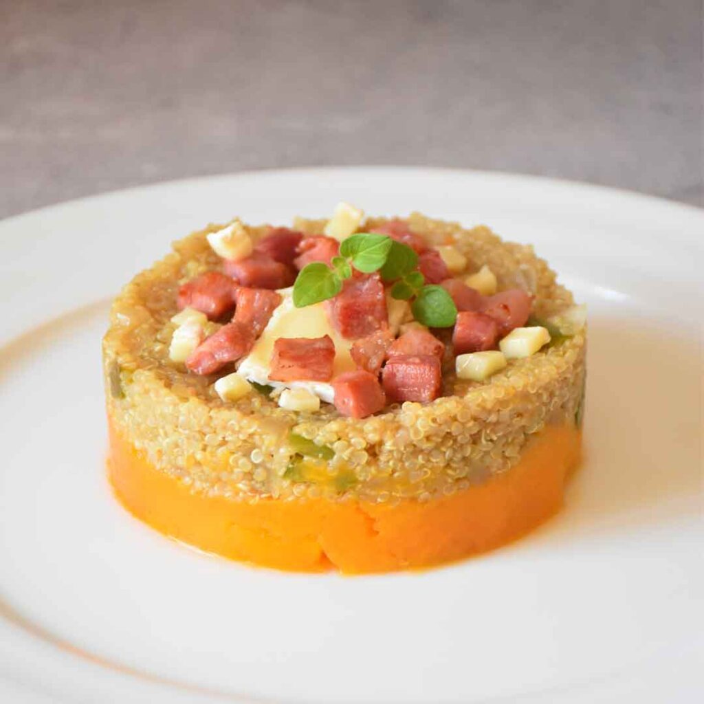 Timbal de cuscus y calabaza receta