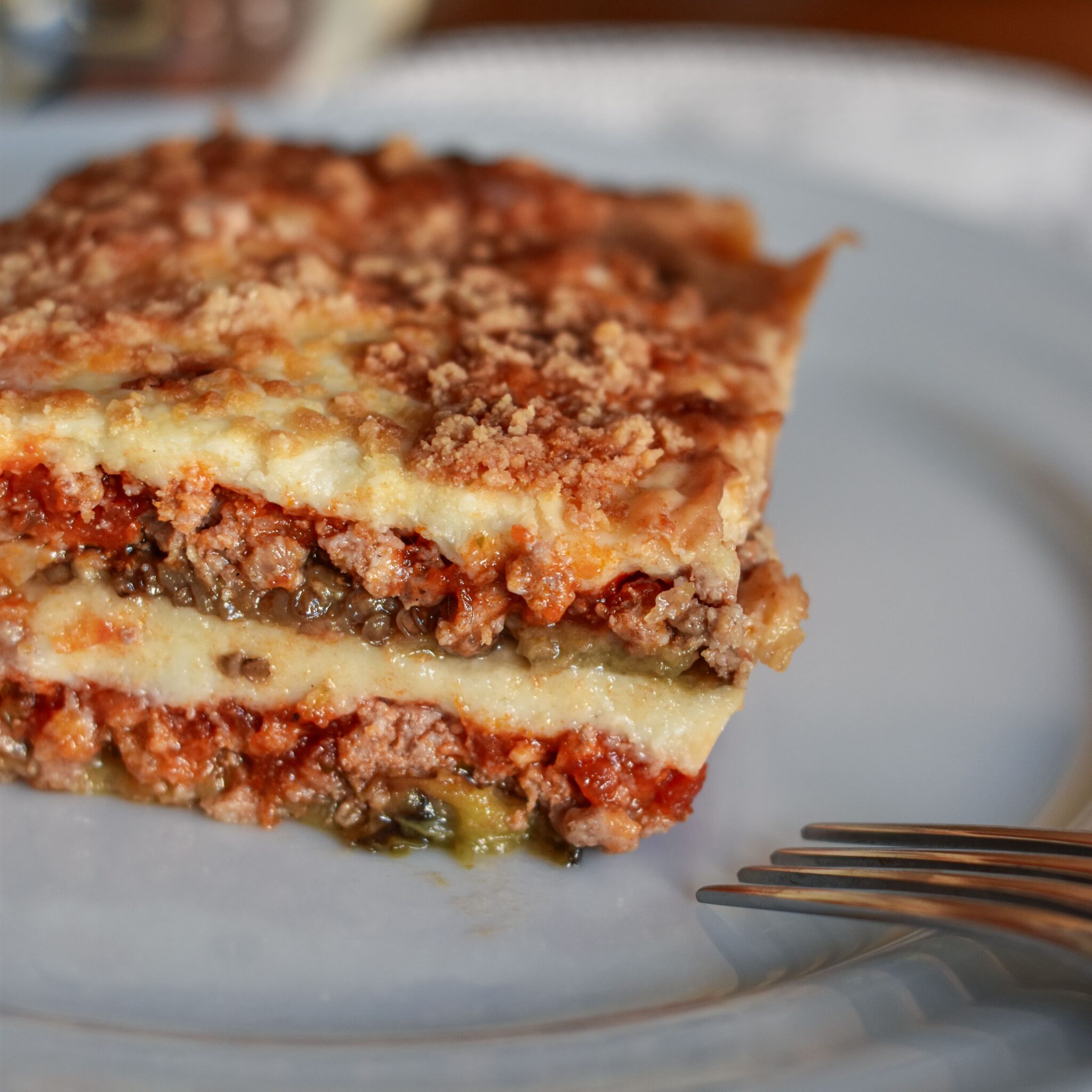 Receta paso a paso de: Musaka con berenjena y carne picada