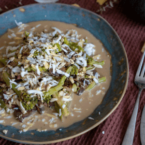 crema-de-brocoli-con-champiñones-jamon-y-huevo-2