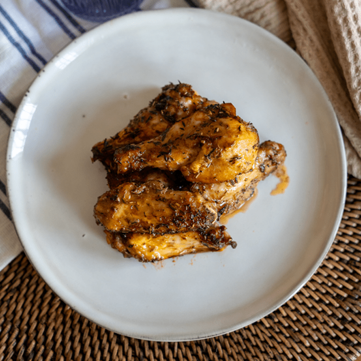 Alitas de pollo en air fryer con especias