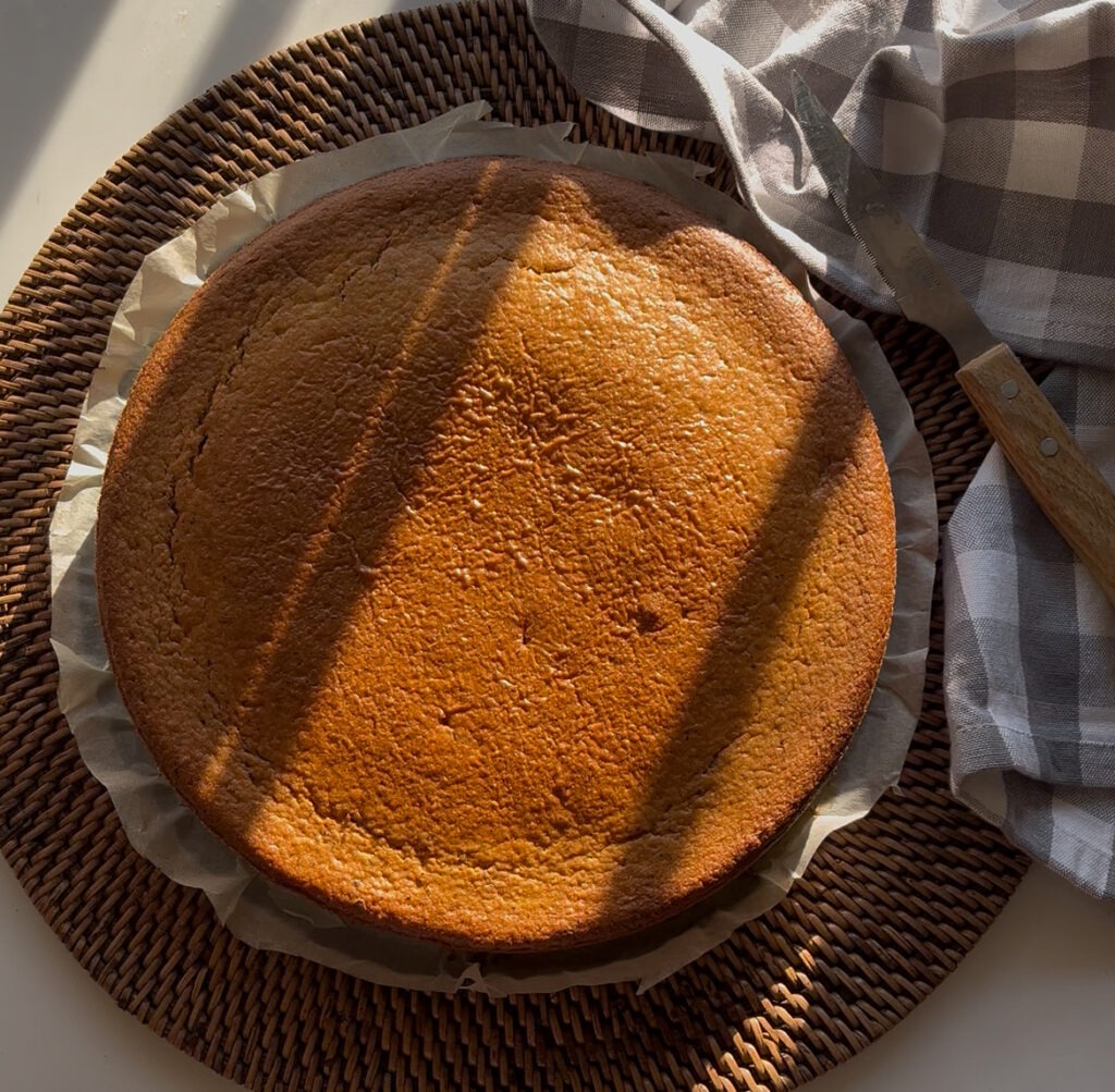 Bizcocho de yogur con avena y chocolate bajo en azúcar