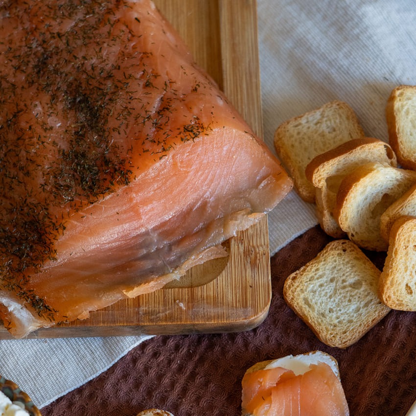 salmon ahumado casero salmon marinado casero