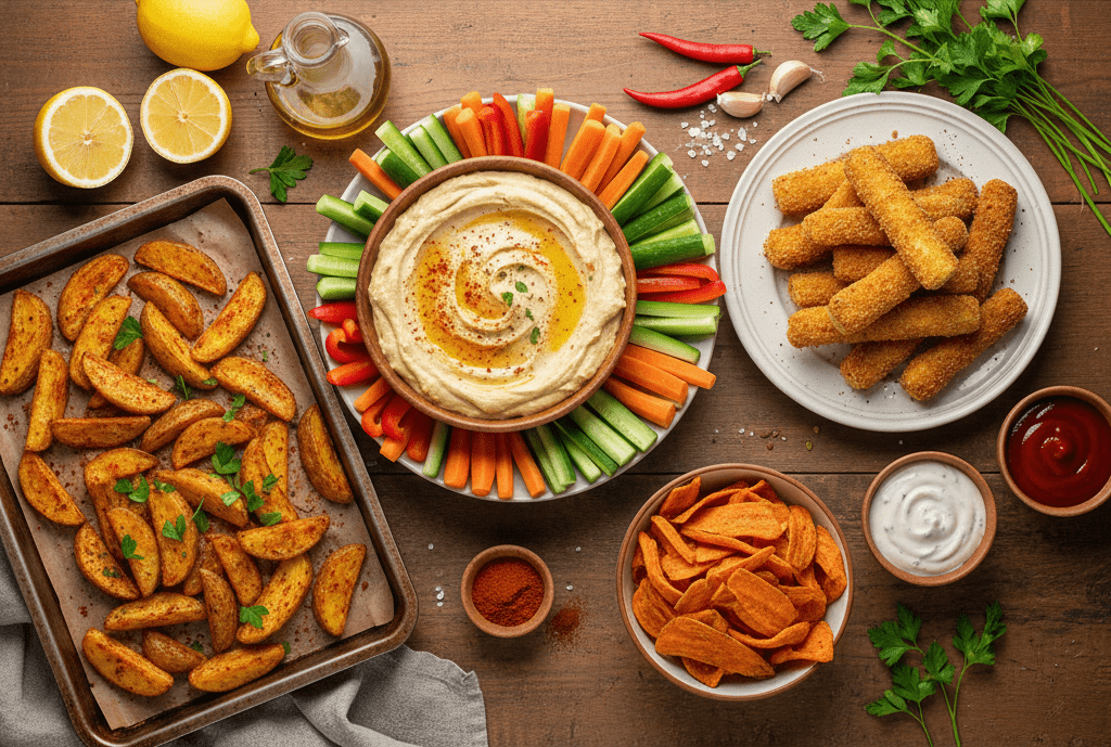 recetas de snacks y acompañamientos