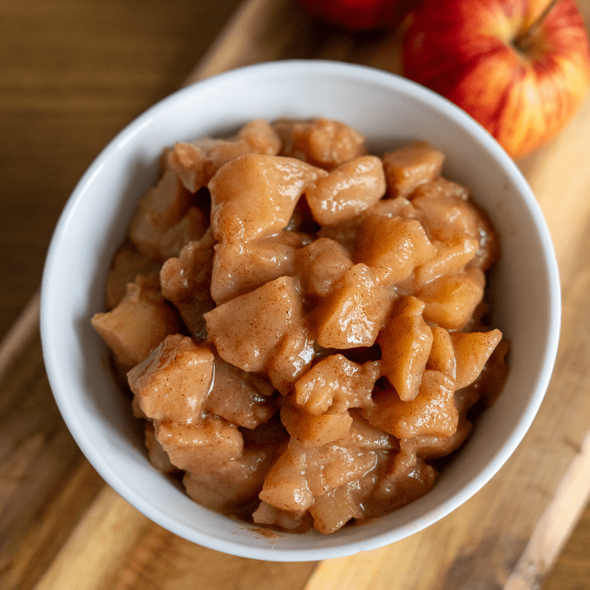 compota de manzana sin azucar