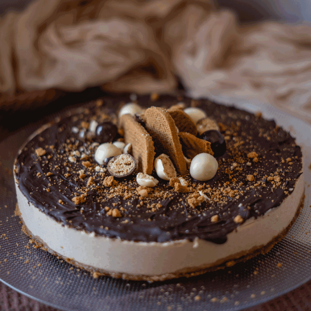 Cheesecake de Lotus sin horno