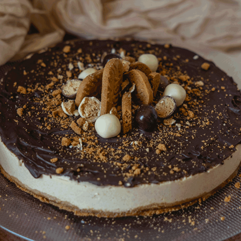 Cheesecake de Lotus sin horno