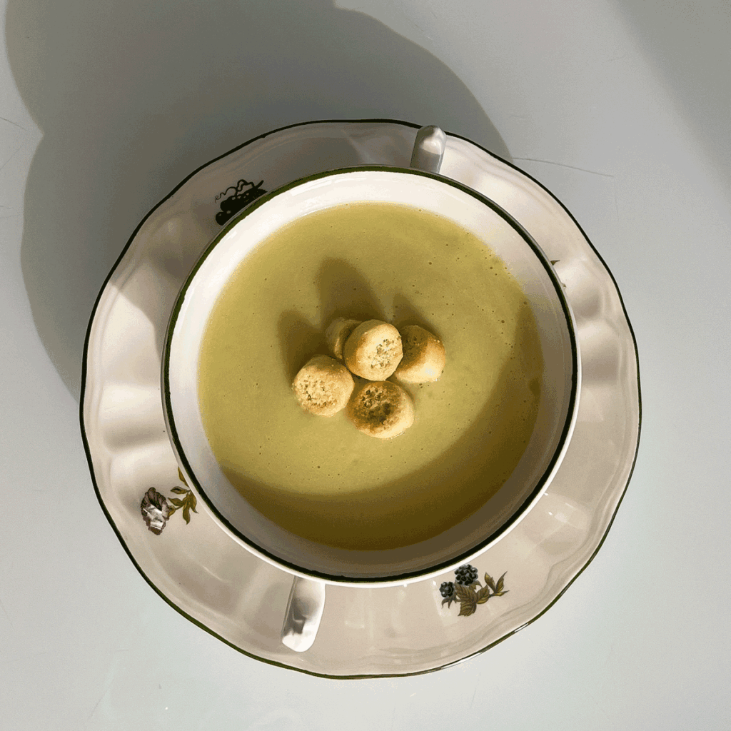 crema de calabacín 2 ingredientes