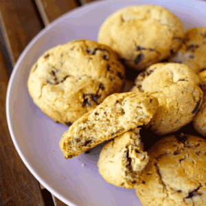 cookies de chocolate y limón
