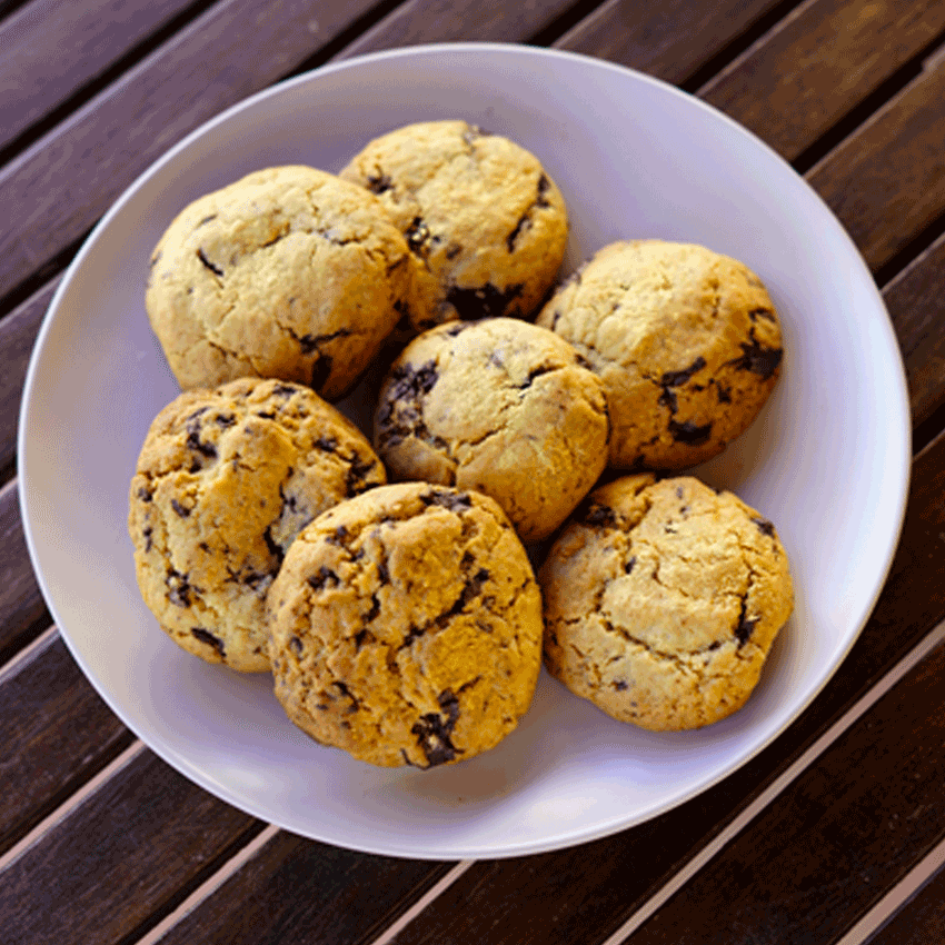 cookies de chocolate y limón