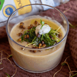 Lenteja en 4 texturas