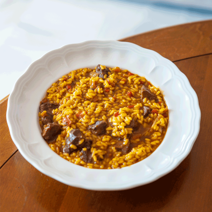 arroz meloso con carrilleras