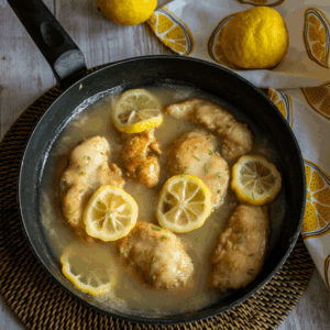 Pollo al limón estilo asiático